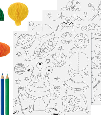 HEYDA 3D Knutselset Ruimte, 15-delig