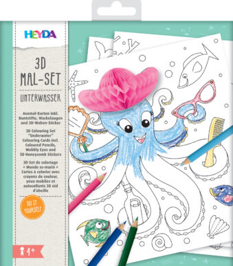 HEYDA 3D kleurset 'Onderwater', 15-delig