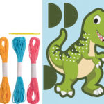 HEYDA Borduurpakket 'Dinosaurus