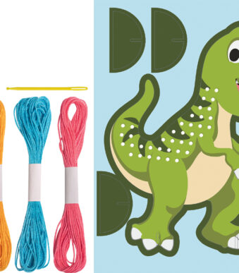 HEYDA Borduurpakket 'Dinosaurus