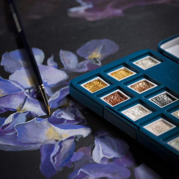 Waterverfdoos Van Gogh Metallic 12 kleuren