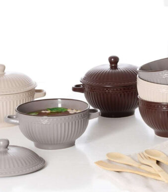 Ritzenhoff & Breker soepkop SENJA GRIJS, 600 ml