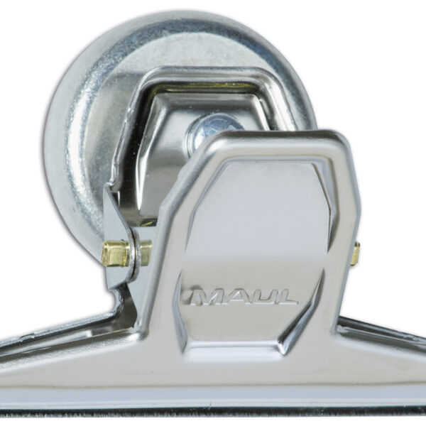 MAUL Papierklem MAULpro met magneet, breedte 75 mm, nikkel