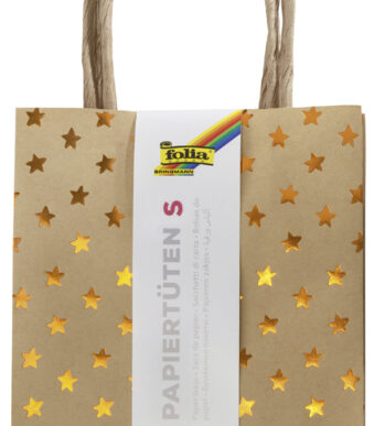 Papieren zakjes 'Kerst', kraftpapier, klein formaat.