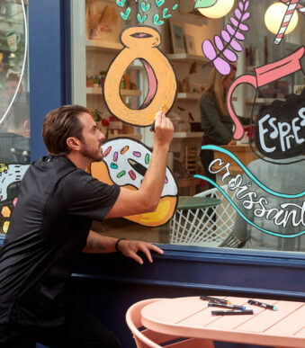 Sharpie Acrylstift met penseelpunt, parang