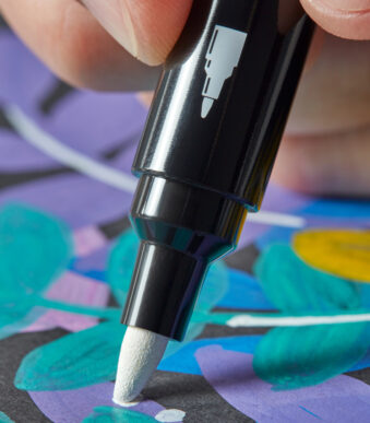 Sharpie acrylstift met ronde punt, wit