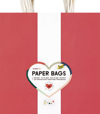 folia Papieren draagtassen CLASSIC, maat L, diverse kleuren