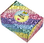 folia Houten kralen mix PASTEL Jumbobox, 1 kg