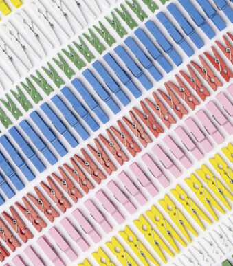 folia Mix houten wasknijpers BASIC Jumbobox, 500 g