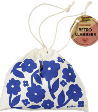 folia Retro-klemmen, 110 mm, berkenhout, voordeelverpakking