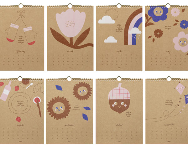 folia Creatieve wandkalender CRAFTY MEMORIES, A4