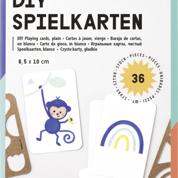 Folia blanco speelkaarten, 65 x 100 mm, wit