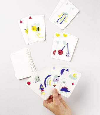 Folia blanco speelkaarten, 65 x 100 mm, wit