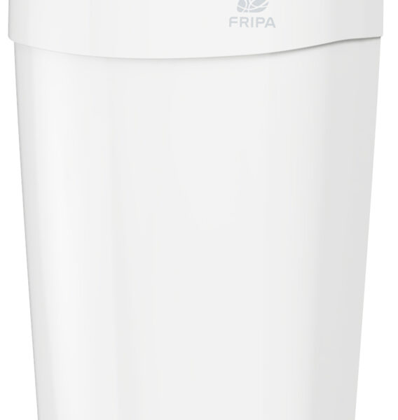 Fripa afvalbak, kunststof, 25 liter, wit