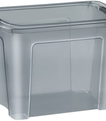 CEP Opbergbox SHADOW, 18 liter, transparant rookgrijs
