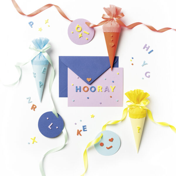 folia Foam Glitter Stickers LETTERS