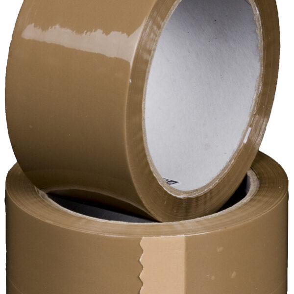 SMARTBOXPRO Verpakkingstape, PP, 50 mm x 66 m, bruin