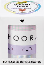 folia decoratieve plakband Washi-Tape 'HOTFOIL HAPPY VIBES', 4 stuks