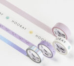 folia decoratieve plakband Washi-Tape 'HOTFOIL HAPPY VIBES', 4 stuks