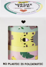folia Decoratie plakband Washi-Tape 'HOTFOIL WILDLIFE', set van 4