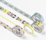 folia Decoratie plakband Washi-Tape 'HOTFOIL WILDLIFE', set van 4