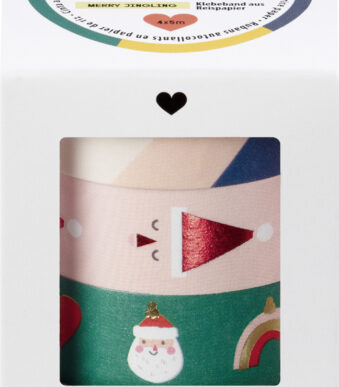 folia decoratieve washi tape 'HOTFOIL MERRY JINGLING