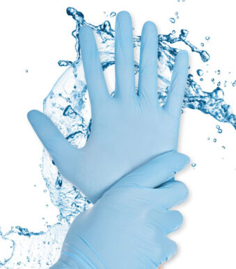 HYGOSTAR Nitril handschoenen Rapid-On, XL, blauw, poedervrij