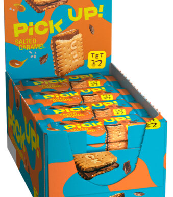 PiCK UP! Koekjesreep Salted Caramel, Display