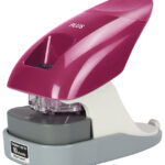 PLUS JAPAN Nietloze nietmachine SL-112A, wijnrood