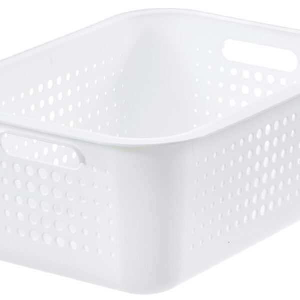 smartstore Opbergbox BASKET RECYCLED 10 L, wit