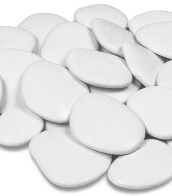 Sierdecoratiestenen 'Pebbles', maat S, wit