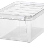 Smartstore Classic opbergbox 8 L, witte clips