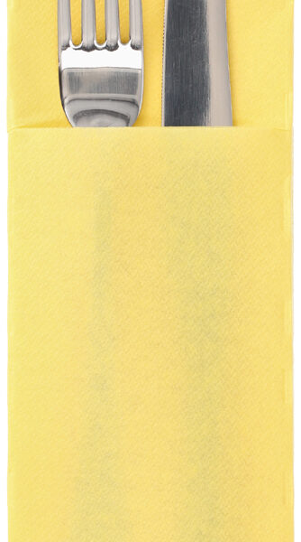 PAPSTAR Servettenzakje DAILY Collection, geel
