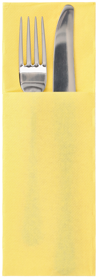 PAPSTAR Servettenzakje DAILY Collection, geel