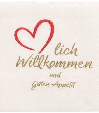 PAPSTAR Cocktailservetten 'PUNTO', 200 x 200 mm, wit