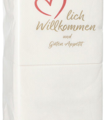 PAPSTAR Cocktailservetten 'PUNTO', 200 x 200 mm, wit