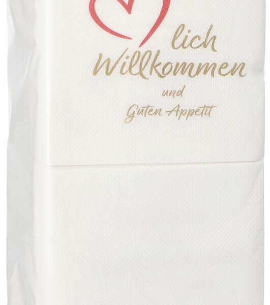 PAPSTAR Cocktailservetten 'PUNTO', 200 x 200 mm, wit