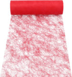 PAPSTAR Tafelloper/Decoratieband 'Sizoflor', rood
