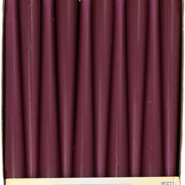 STARPAK Kandelaarkaarsen, 22 mm, paars, 50 stuks