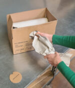 ELVE Inpakpapier, 380 mm x 500 m, 2-laags, wit