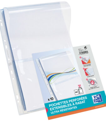 Oxford showtas met expansievouw, A4, PVC, 0,3 mm