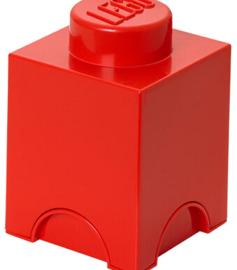 LEGO Opbergblok 1, 1,2 liter, rood