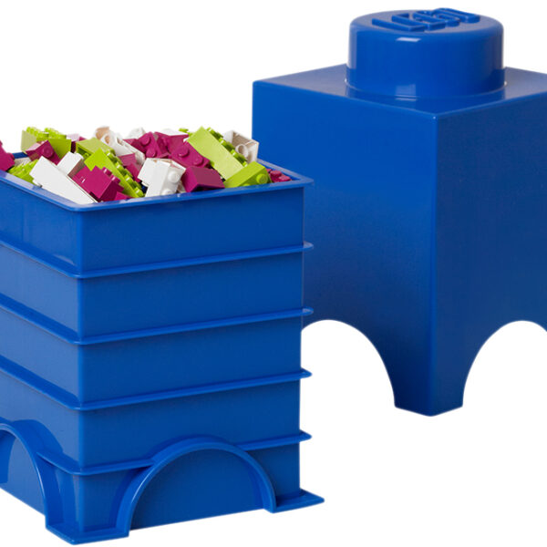 LEGO Opbergblok 1, 1,2 liter, blauw