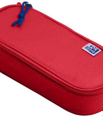 Oxford Ovale Rode Pennenetui van Polyester