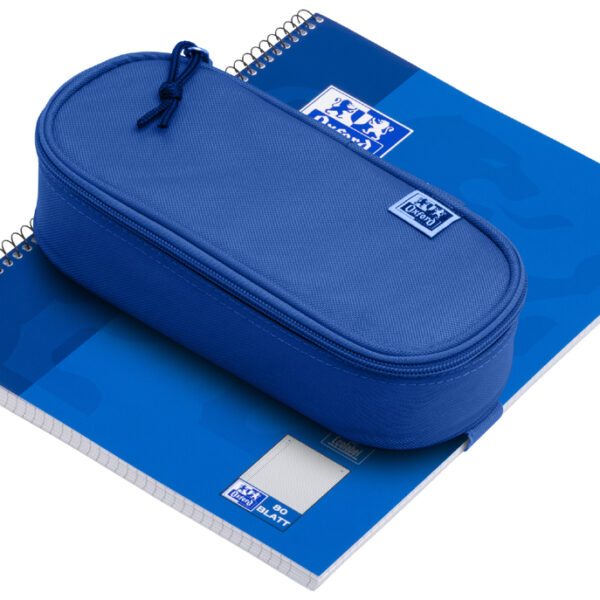 Oxford Ovale Pennenzak, Polyester, Blauw