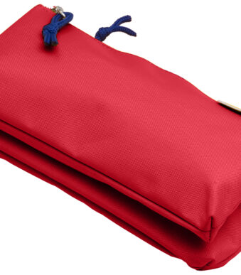 Oxford dubbele slordig-mapje, polyester, rood