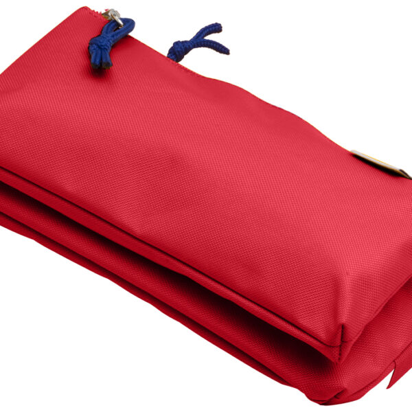 Oxford dubbele slordig-mapje, polyester, rood