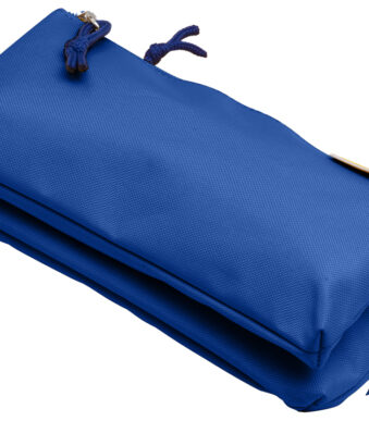 Oxford Dubbele Slordige Etui, Polyester, Blauw