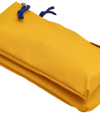 Oxford dubbele slordige hoes, polyester, geel