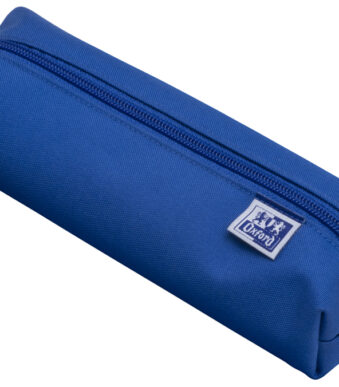 Oxford etui voor onderleggers, polyester, rechthoekig, klein, blauw